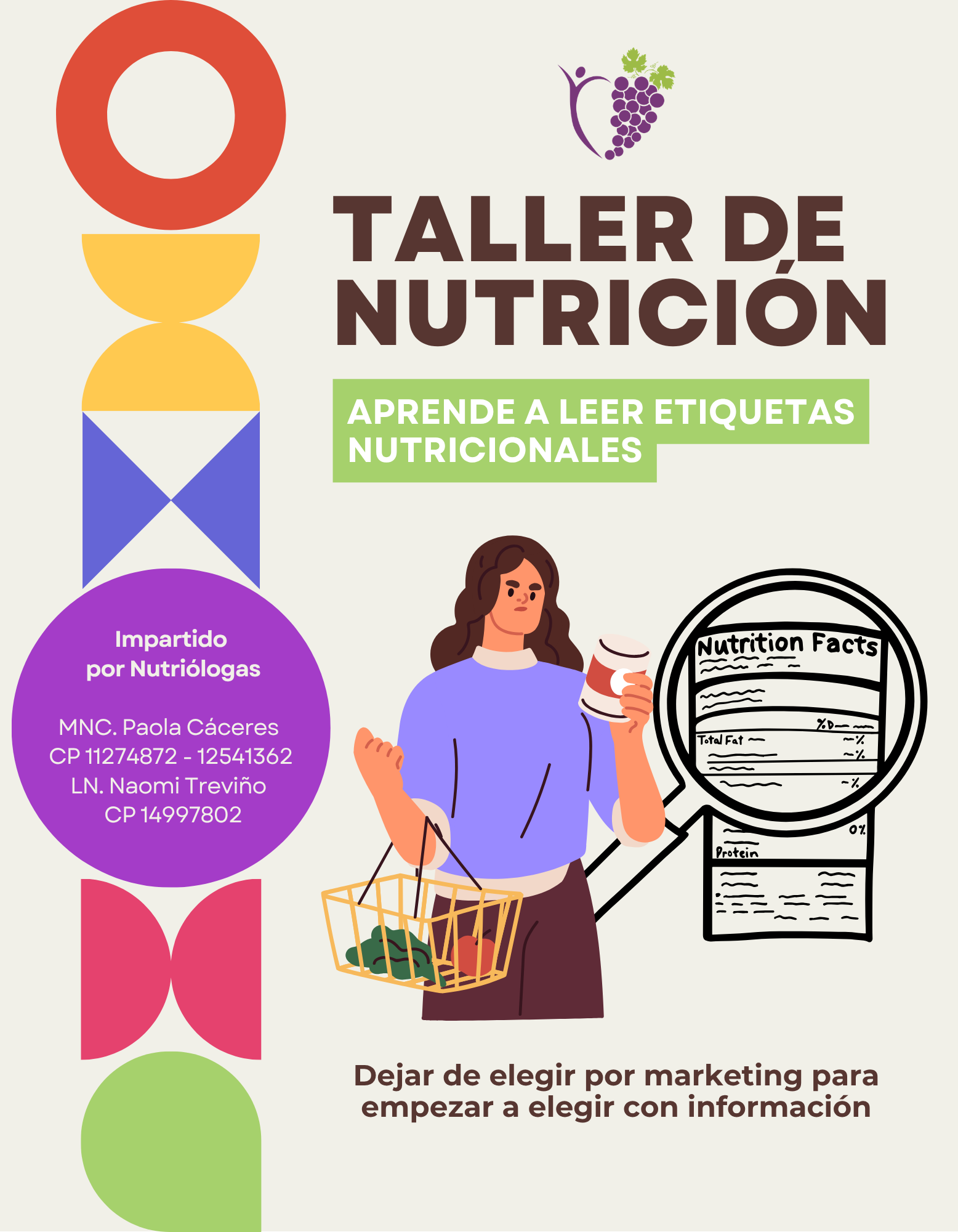 Taller en línea: Aprende a leer etiquetas nutricionales